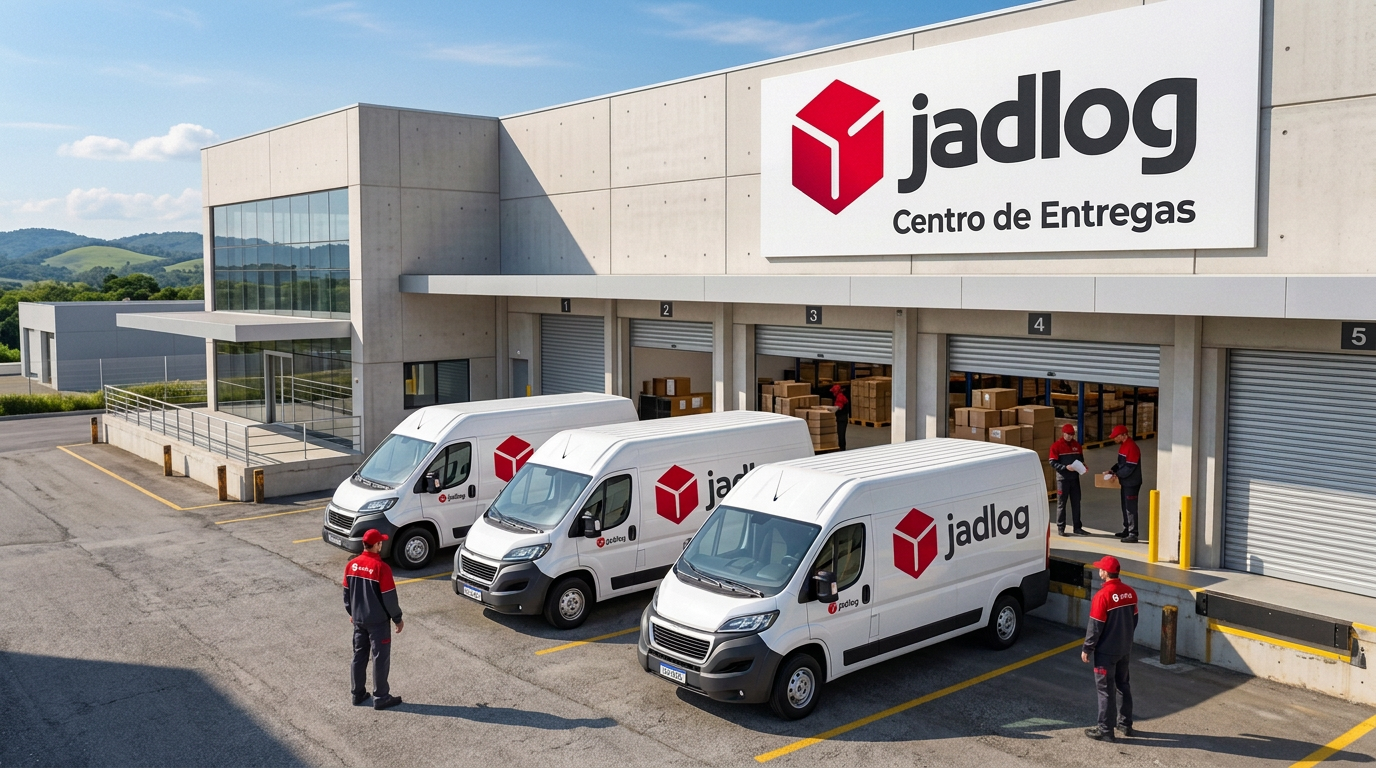 Frota Jadlog pronta para distribuição